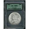 Image 1 : 1897 S$1 MS66 ICG. An essentially brilliant Morgan 1897 S$1 MS66 ICG.