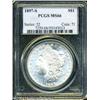 Image 1 : 1897-S S$1 MS66 PCGS. An intricately struck and fa 1897-S S$1 MS66 PCGS.