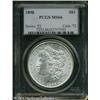 Image 1 : 1898 S$1 MS66 PCGS. Bright silver-gray surfaces di 1898 S$1 MS66 PCGS.