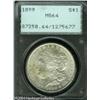 Image 1 : 1899 S$1 MS64 PCGS. Boldly struck with lovely crea 1899 S$1 MS64 PCGS.