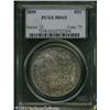 Image 1 : 1899 S$1 MS65 PCGS. Cobalt-blue, golden-orange, an 1899 S$1 MS65 PCGS.
