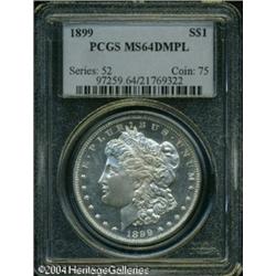 1899 S$1 MS64 Deep Mirror Prooflike PCGS. A well s 1899 S$1 MS64 Deep Mirror Prooflike PCGS.