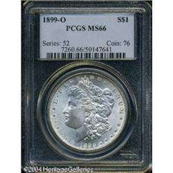 1899-O S$1 MS66 PCGS. A lightly toned premium Gem 1899-O S$1 MS66 PCGS.