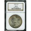 Image 1 : 1900-O S$1 MS66 NGC. Iridescent golden-brown and e 1900-O S$1 MS66 NGC.
