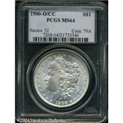 1900-O/CC S$1 MS64 PCGS. VAM-11. A Top 100 Variety 1900-O/CC S$1 MS64 PCGS.