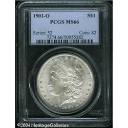 1901-O S$1 MS66 PCGS. A lovingly preserved premium 1901-O S$1 MS66 PCGS.