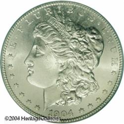 1904-S S$1 MS64 PCGS. Prior to 1940, the '04-S dol 1904-S S$1 MS64 PCGS.