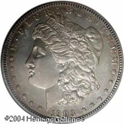 1903 S$1 PR64 ANACS. Rich orange and olive colors 1903 S$1 PR64 ANACS.