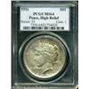 Image 1 : 1921 S$1 MS64 PCGS. Pastel bluish, violet, olive, 1921 S$1 MS64 PCGS.