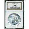 Image 1 : 1921 S$1 MS65 NGC. The popular Peace dollar made i 1921 S$1 MS65 NGC.