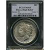 Image 1 : 1921 S$1 MS65 PCGS. Silver-gray surfaces reveal sp 1921 S$1 MS65 PCGS.