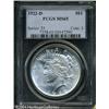 Image 1 : 1922-D S$1 MS65 PCGS. Lustrous, virtually brillian 1922-D S$1 MS65 PCGS.