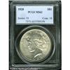 Image 1 : 1928 S$1 MS62 PCGS. Gentle freckles of honey-brown 1928 S$1 MS62 PCGS.