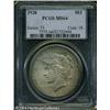 Image 1 : 1928 S$1 MS64 PCGS. Lustrous surfaces are visited 1928 S$1 MS64 PCGS.