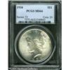 Image 3 : 1934 S$1 MS66 PCGS. Coinage of silver dollars was 1934 S$1 MS66 PCGS.