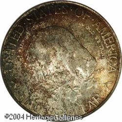 1936 50C Albany MS67 PCGS. Superb sunset-red crims 1936 50C Albany MS67 PCGS.