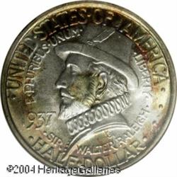 1937 50C Roanoke MS68 NGC. Vivid orange-gold and l 1937 50C Roanoke MS68 NGC.