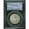 Image 1 : 1935 50C Spanish Trail MS64 PCGS. Untoned, or esse 1935 50C Spanish Trail MS64 PCGS.