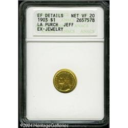 1903 G$1 Louisiana Purchase/Jefferson--Ex Jewelry--A 1903 G$1 Louisiana Purchase/Jefferson--Ex Jewel