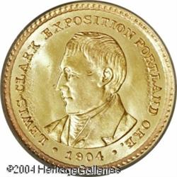 1904 G$1 Lewis and Clark MS67 PCGS. The 1904 Lewis 1904 G$1 Lewis and Clark MS67 PCGS.