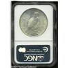 Image 2 : 1923 S$1 Peace Dollar--Lamination Reverse--MS66 NGC. 1923 S$1 Peace Dollar--Lamination Reverse--MS66