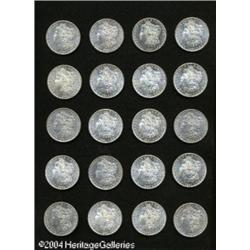 An Uncertified roll of 1880-S Morgan Dollars. The g An Uncertified roll of 1880-S Morgan Dollars.