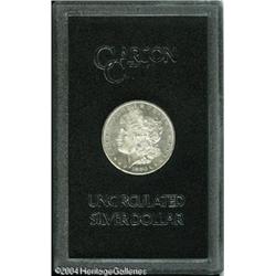 1880-CC S$1 MS63 Uncertified. A lightly toned and 1880-CC S$1 MS63 Uncertified.