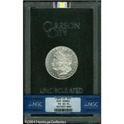 1880-CC S$1 8 Over High 7 MS63 Prooflike NGC. VAM- 1880-CC S$1 8 Over High 7 MS63 Prooflike NGC.