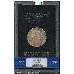 1880-CC S$1 8 Over Low 7 MS64 NGC. VAM-6. A Top 10 1880-CC S$1 8 Over Low 7 MS64 NGC.