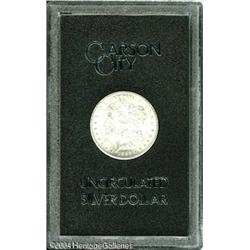 1885-CC S$1 MS63 Uncertified. Wisps of apricot pat 1885-CC S$1 MS63 Uncertified.