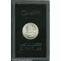 1885-CC S$1 MS64 Uncertified. A boldly struck and 1885-CC S$1 MS64 Uncertified.