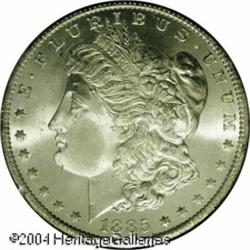 1885-CC S$1 MS66 NGC. This lovely premium Gem has 1885-CC S$1 MS66 NGC.