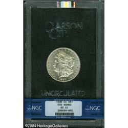 1890-CC S$1 MS61 NGC. This flashy and suitably str 1890-CC S$1 MS61 NGC.