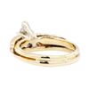 Image 3 : 0.75 ctw Diamond Ring Soldered To Band - 14KT Yellow Gold