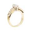 Image 4 : 0.75 ctw Diamond Ring Soldered To Band - 14KT Yellow Gold