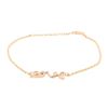 Image 3 : 0.1 ctw Diamond Bracelet - 14KT Rose Gold