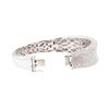 Image 3 : 10.70 ctw Diamond Bangle Bracelet - 14KT White Gold