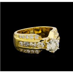 2.38 ctw Diamond Ring - 18KT Yellow Gold