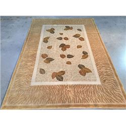 6'X9' Silk and Wool Tibetian Rug