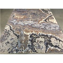 8'X10' Fine Hand Knotted Wool Modern Rug