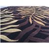 Image 5 : 6'X9' Magnificent Modern Hand Knotted Carved Wool Pile Rug