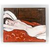 Image 2 : Italian Cubist School OOC Nude Signed Modigliani
