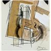 Image 4 : French Cubist Mixed Media Signed George Braque
