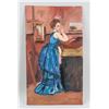 Image 2 : French Realist Oil on Paper Signed COROT
