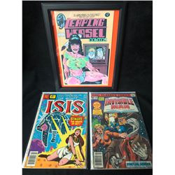 COMIC BOOK LOT (THE MIGHTY ISIS/ INVISIBLE MAN...)