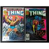 Image 1 : THE THING #1/ #2 COMIC BOOK LOT (MARVEL COMICS)