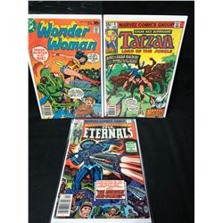 COMIC BOOK LOT (WONDER WOMAN/ TARZAN/ THE ETERNALS)