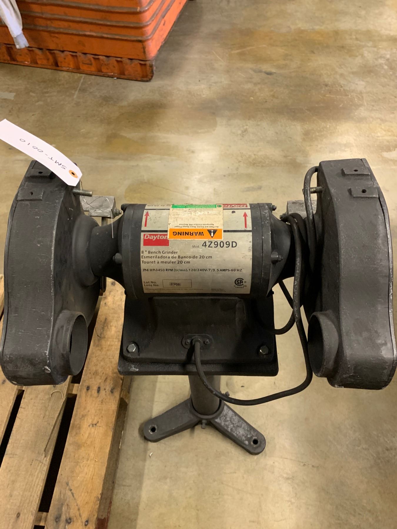 Dayton Grinder Model4Z909D BTM Industrial