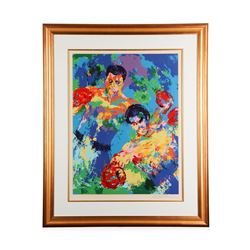 "Ali vs. Foreman Zaire '74"" by LeRoy Neiman - Limited Edition Serigraph