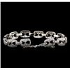 Image 3 : 3.05 ctw Diamond Bracelet - 14KT White Gold